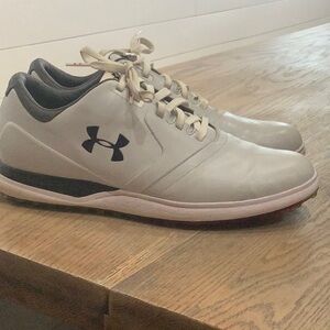 Under Armour Gray and Black Golf Shoes